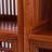 Chinese style hollow out stable bookcase