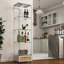 Vitrine moderne en verre avec tiroir-1047098069