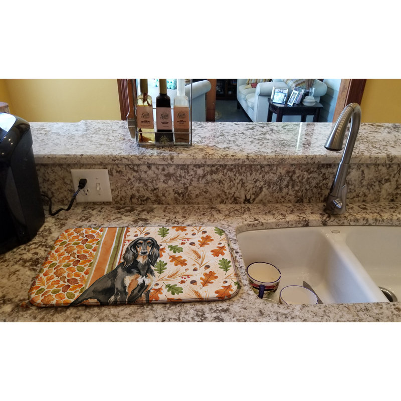 Tapis de séchage d'automne Black & Tan