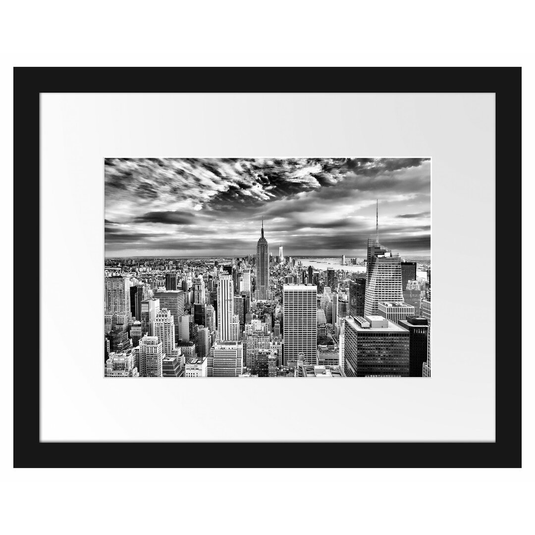 Gerahmtes Poster Skyline New York