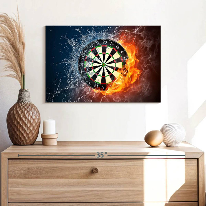 Senne Board For Darts, 16" H x 24" W