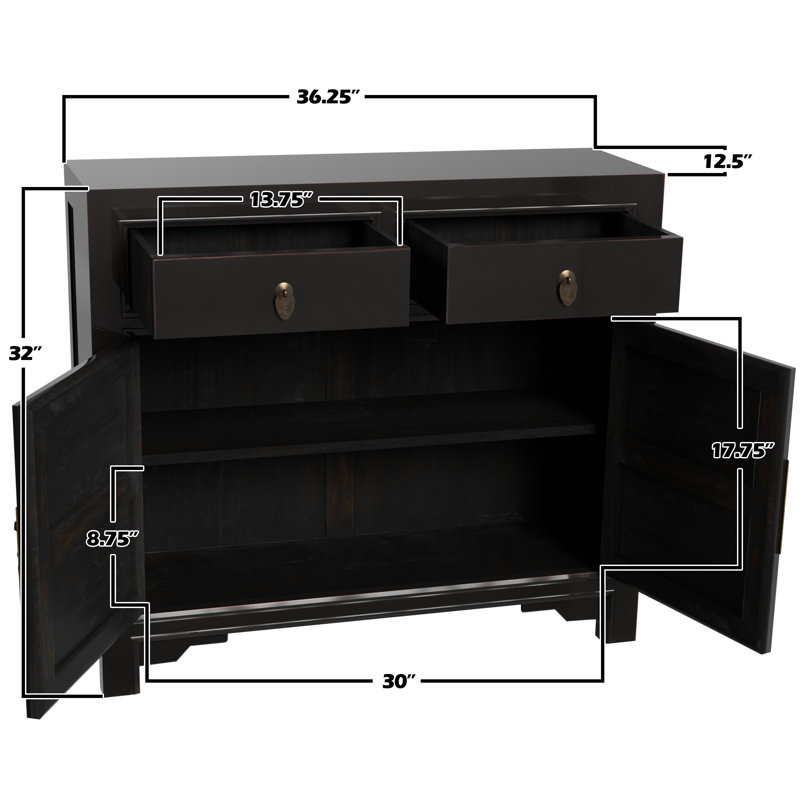 Armoire Ming, Noir