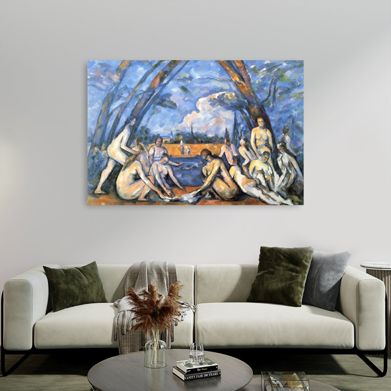 «Bathers 2 Classic Contemporary Contemporary», reproduction d'art murale, H 40 po x l 60 po