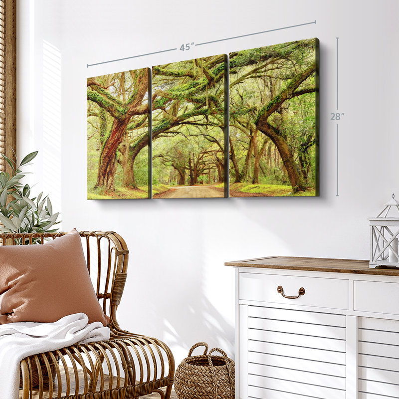 «Charleston Oak Forest» sur toile, H 28 po x l 45 po x P 1,25 po