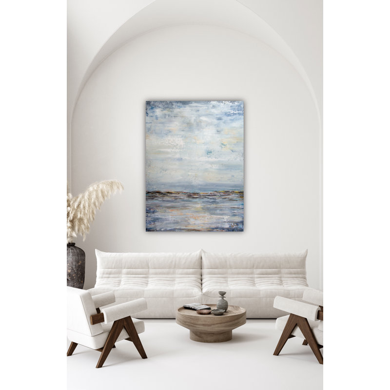 Seaside By John Beard - Gallery Wrapped Canvas Print Print by John Beard, 26" H x 22" W x 3" D, Wrapped Canvas