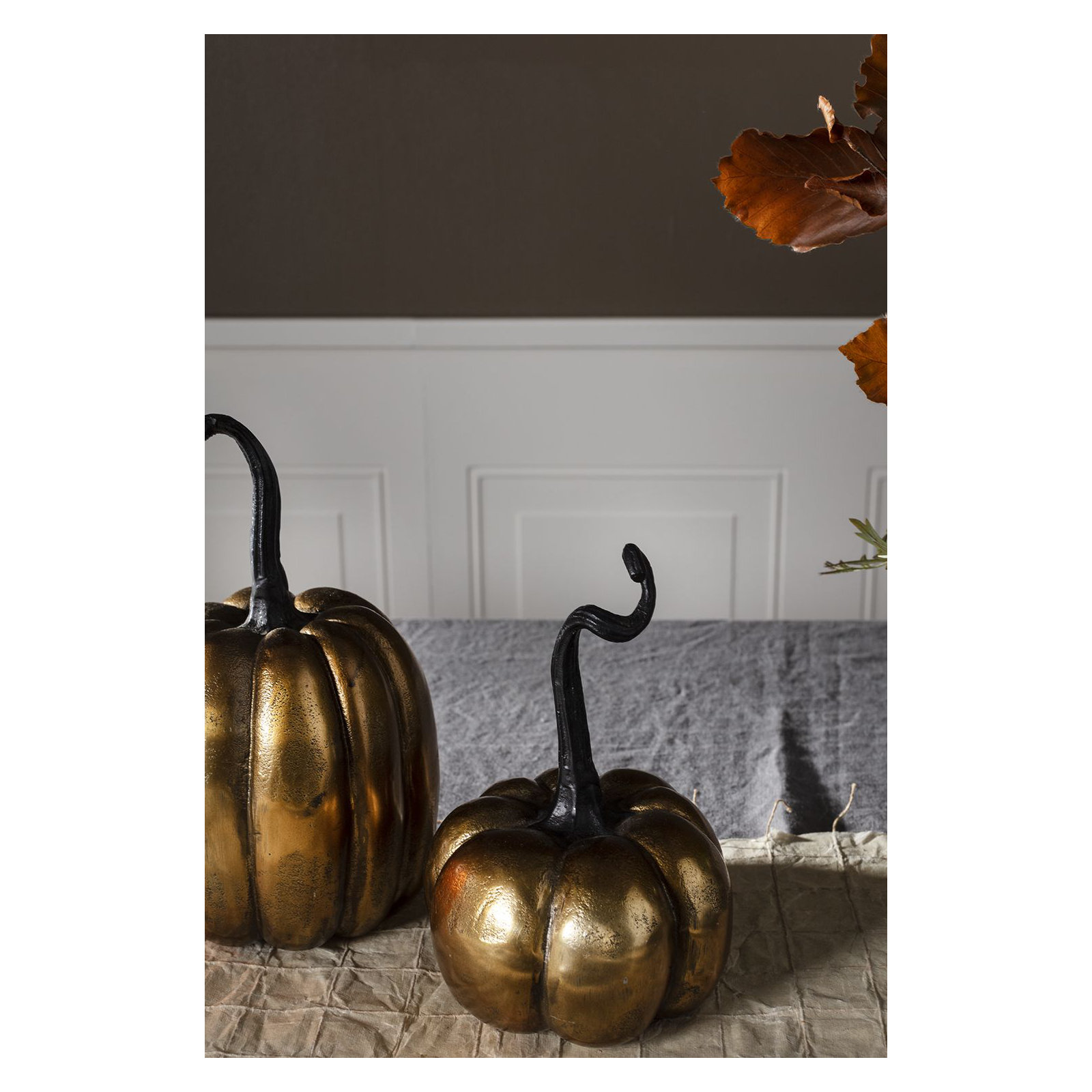 Totem Pumpkin Decorative Accent, 10.75" H x 5.25" W x 5.25" D