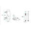 Divina 2 Handle Wall Waterfall Faucet Bath Filler with Diverter