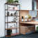 Gianantonio 70.9" x 31.5" Shelving Unit Rustic Industrial Large Bookshelf for Home Décor Display