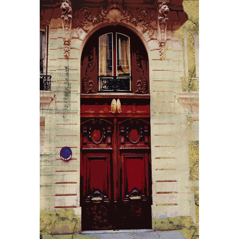 Weathered Facade II - Wrapped Canvas Print, 46cm H x 30cm W x 3.8cm D