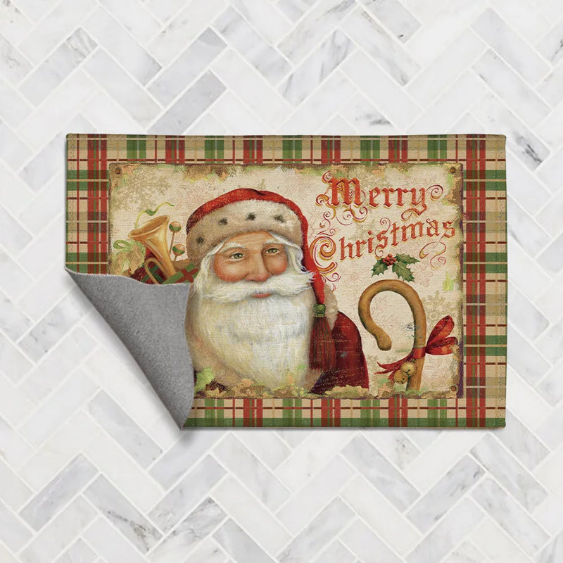 Santa Santa I Accent Rug, Rectangle 2' x 3'