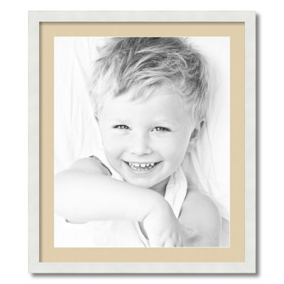 Wood Matte Picture Frame with Mat