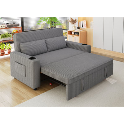 2 Seater Velvet Sofa Bed