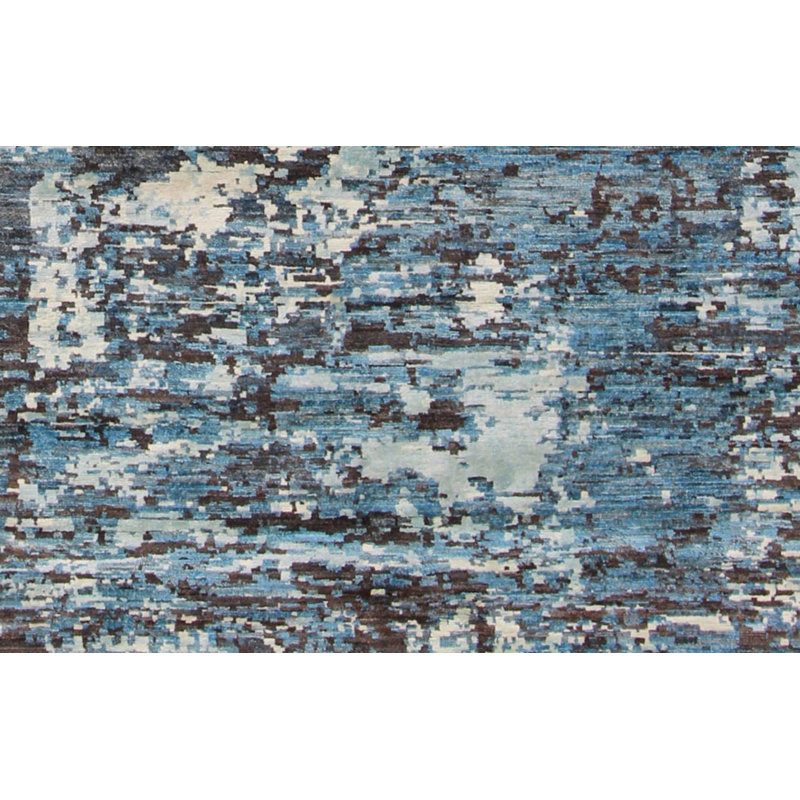 Geometric Hand Knotted 150cm X 208cm Area Rug