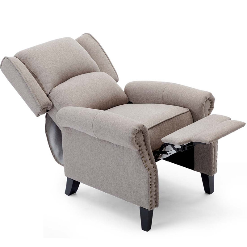 Arseni 78cm Wide Home Theatre Recliner, Pumice