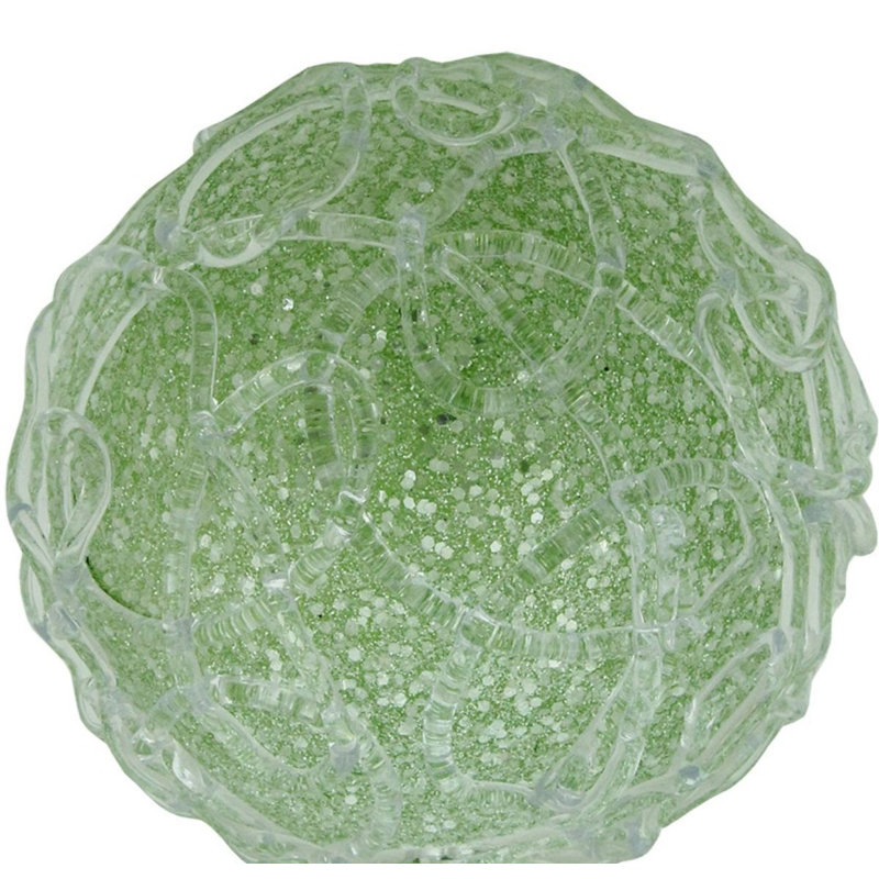 Ornement boule de Noël scintillante incassable, Vert