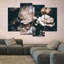 Exquisite Peonies Wall Art Multi Piece Canvas Print-92828588