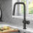 Urbix Industrial Pull-Down Single Handle Kitchen Faucet-73246114