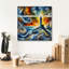 «Lighthouse Abstract» par Rey Klimt, art mural-204438496