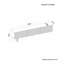 Meuble télé moderne blanc de 70,9 po x 17,7 po x 12,4 po | 100% panneau de particules enduit de mélamine, épaisseur: 0,7 pouce | Conception murale, élégante et élégante pour le salon | Parfait pour les espaces de divertissement-114228243