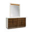 Pavira Walnut 6 - Drawer Dresser