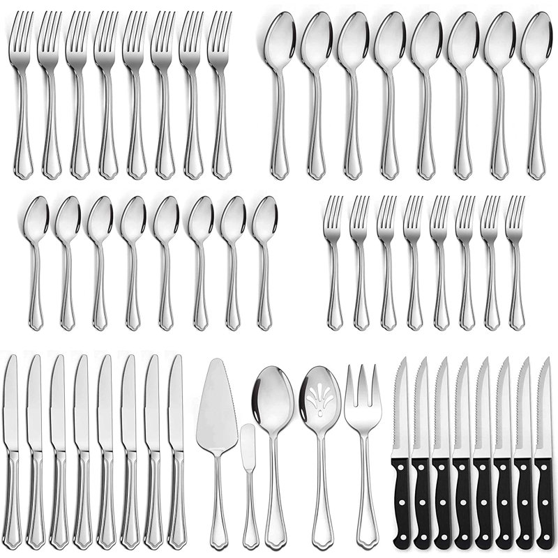 Canora Grey Azzie Stainless Steel Flatware Set - Service for 12