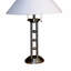 Lampe de table 27 "en métal argenté"