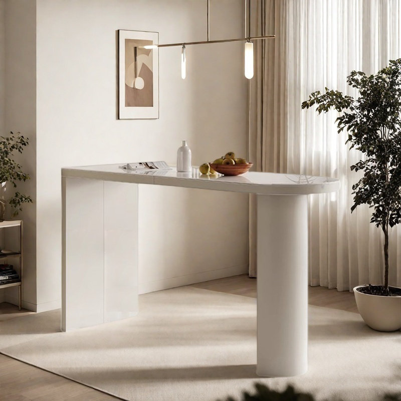 Table de bar haut de gamme pour un usage domestique, H 39,3 po x L 78,7 po x l 19,6 po