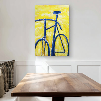  Bike on Yellow Background