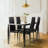 Edgeworth 4 - Person Glass Top Four Leg Dining Set