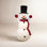 Season's Designs 3.5' Lighted Snowman Decor