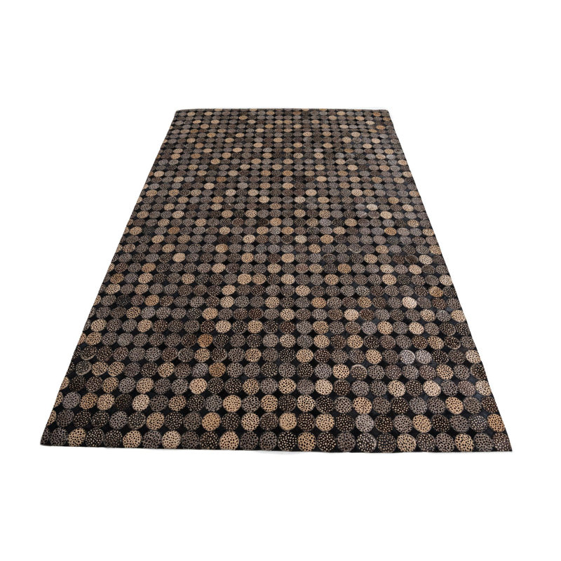 Tapis noir Juliana