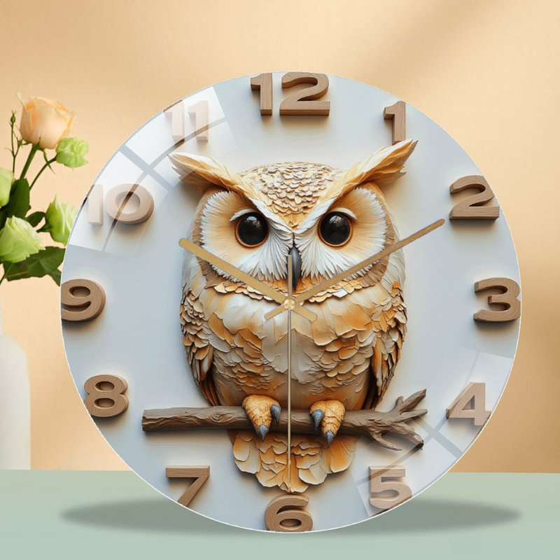 Horloge murale Owl