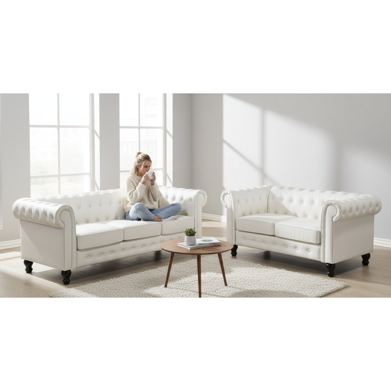 Ensemble de salon 2 pièces Chesterfield