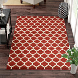 Molly Power Loom Red Rug