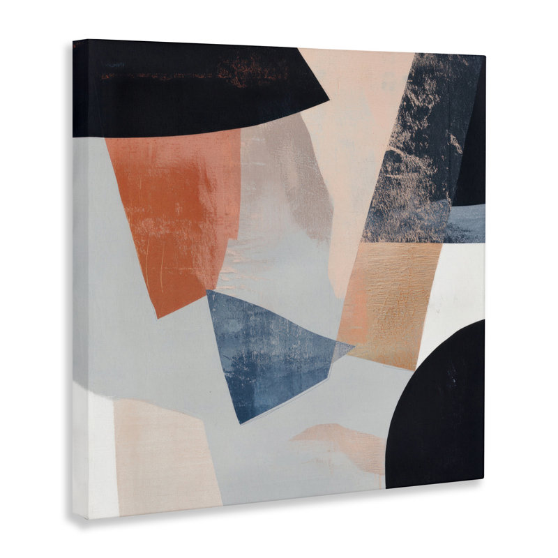 Toile neutre neutre Visions, design par Mona Grace, H 24 po x l 24 po
