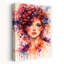 «Vibrant Berry Woman», reproduction d'art murale contemporaine-1318365793