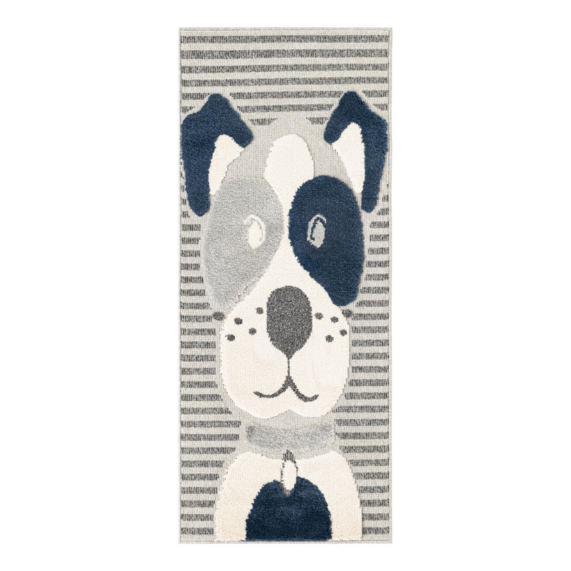 Tapis pour enfant Unique Loom Doggo, Tapis de couloir 2 pi 7 po x 6 pi 1 po