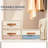 Foldable Fabric Storage Bins With Drawers - Stackable Closet Organizers With Clear Window, Dust-Resistant Design For Clothes, Toys, And Household Items