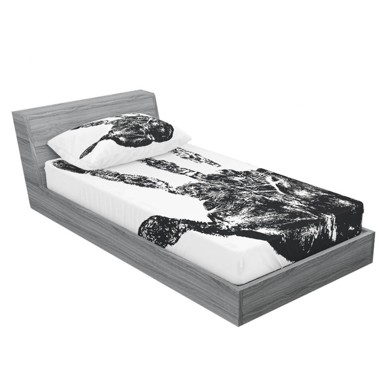 Microfiber Sheet Set, Twin XL Sheet Set with Fitted Sheet