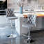 Ensemble de 2 tabourets de bar pivotants avec hauteur de siège réglable pour bistro et îlot de cuisine-119283979-119283973