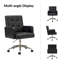 Chaise de bureau pivotante en cuir Auric-86865259