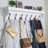 Coat Rack Wall Mount With Shelf,35’’ Long White Shelf With Hooks Underneath,Wall Mounted Coat Rack With Shelf,Key Rack For Wall,7 Triple Hooks For Hanging Coats,Bathroom,Entryway