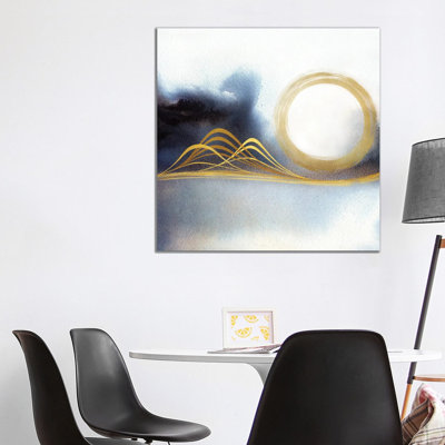 Mountains 1 Piece Wrapped Canvas Wall Art
