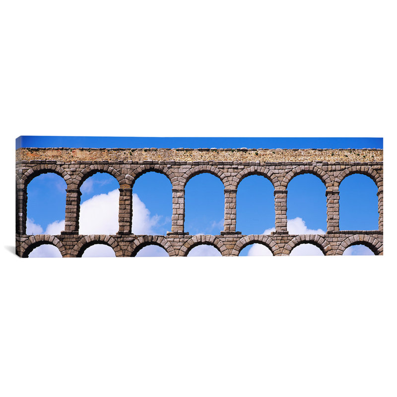 Aqueduc romain, Ségovie, Espagne par Panoramic Images - reproduction de photo sur toile, H 20 po x l 60 po x P 1,5 po