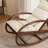 Ergonomic solid wood rocking chair