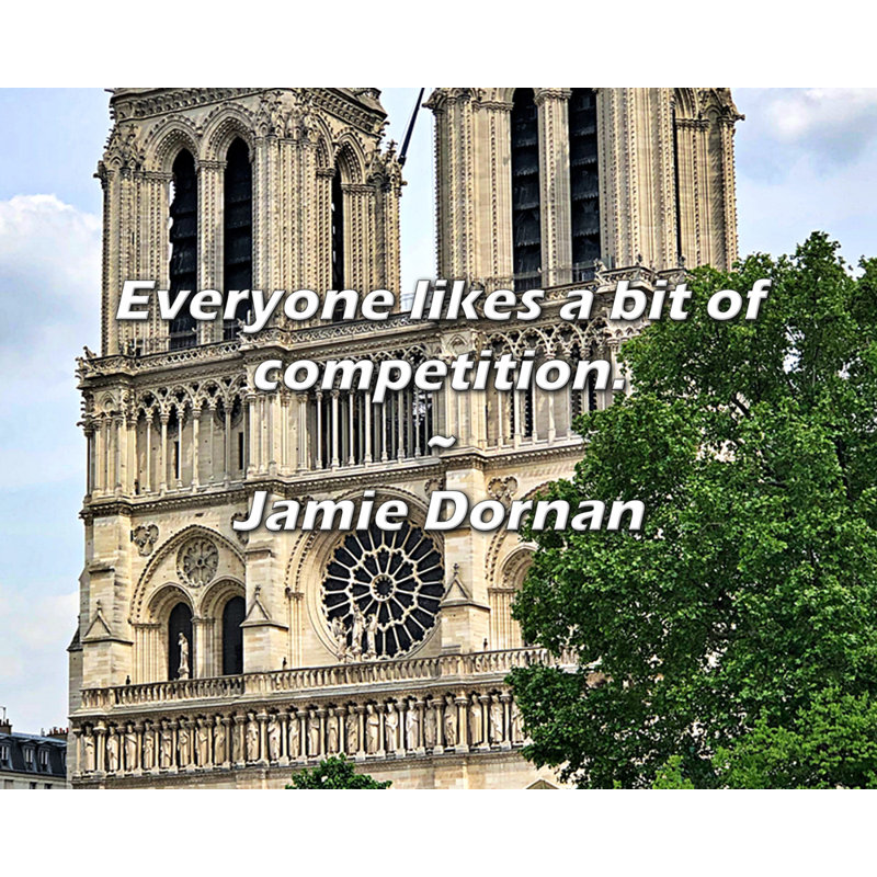 Jamie Dornan Citation: Tout le monde aime un peu de concurrence.