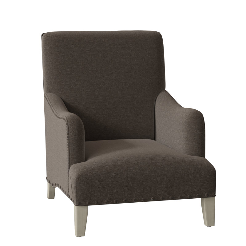 Hawley Upholstered Armchair, Bark (8789 06), Almond Buff