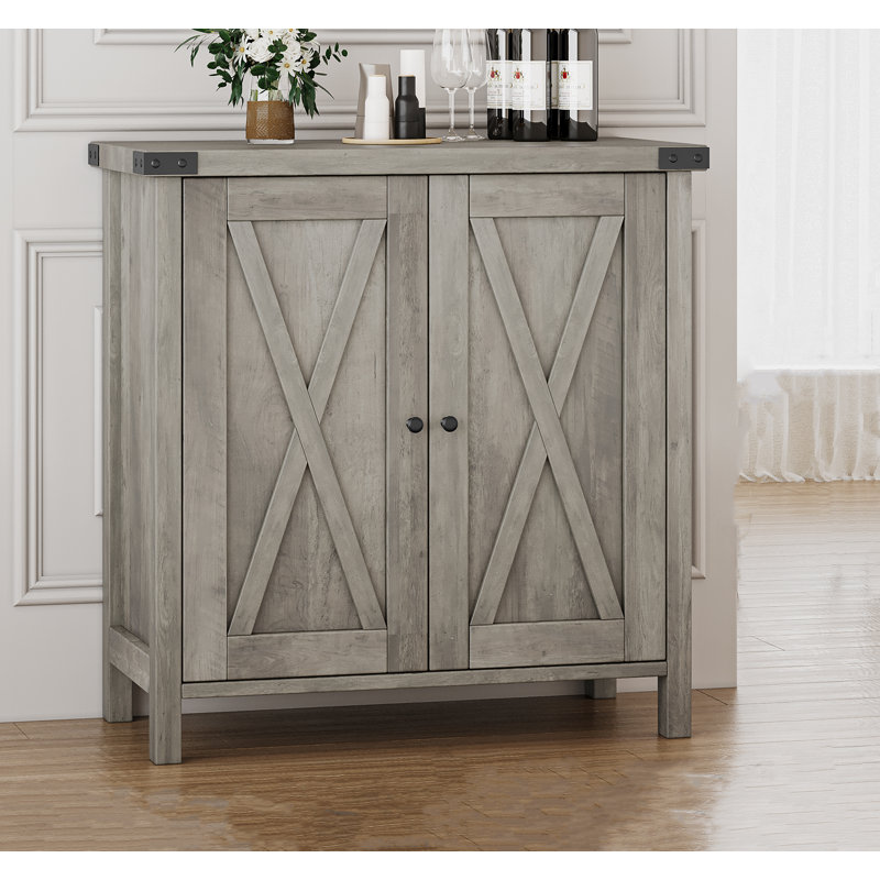 Rectangle Accent Cabinet, Grey
