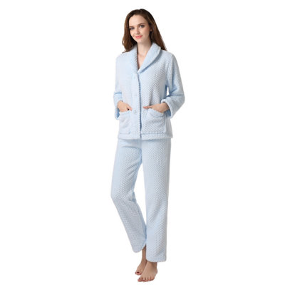 Cornelio Fleece Girl / Woman+ Ankle Bathrobe with Pockets