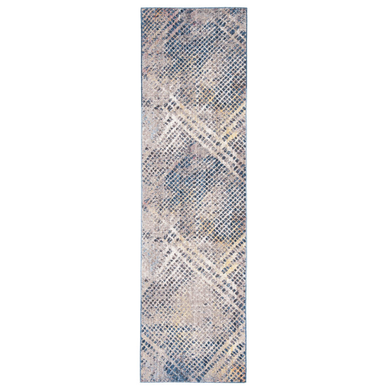 Massad Performance Abstract Rug, Runner 2'3" x 8'